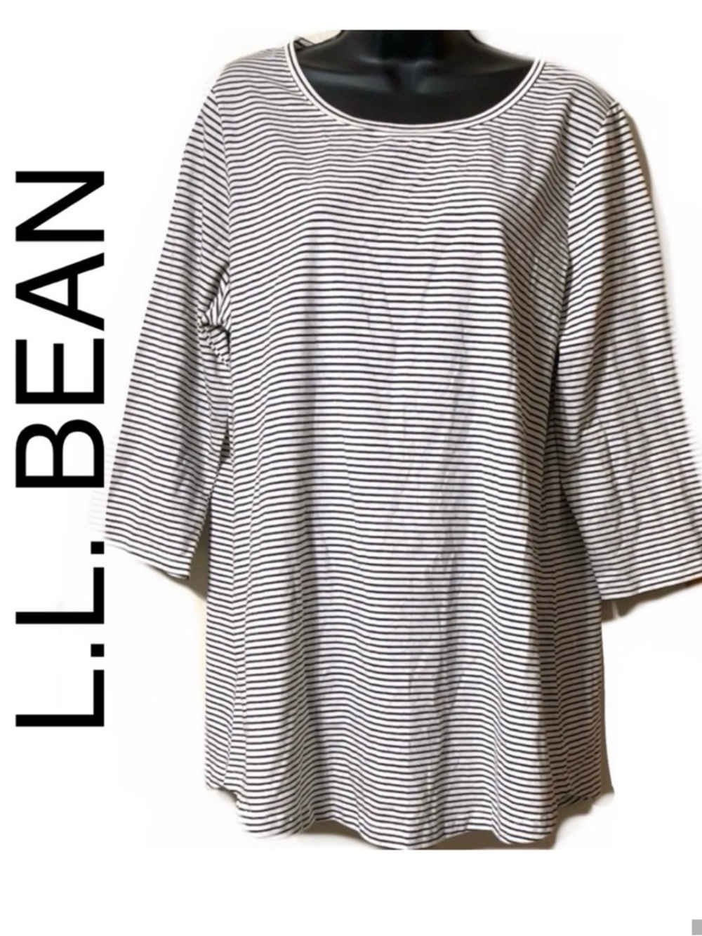 🆕🦋L.L. BEAN Striped Tunic Tee🦋
